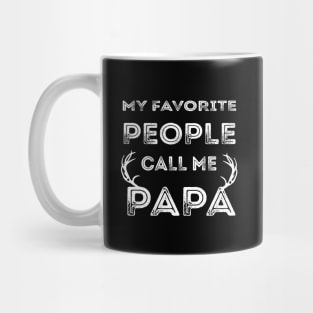 My Favorite People Call Me Papa Family Love Fathers Day Mug